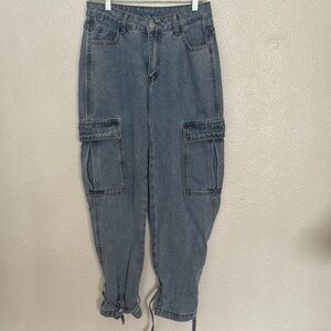 Blue Cargo Jeans